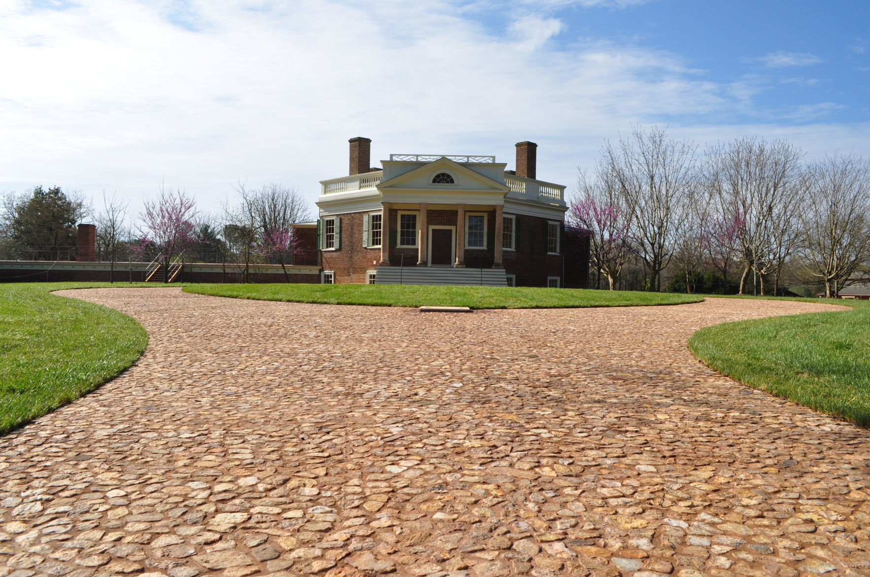 Carriage Turnaround and House (early spring).JPG